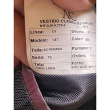 Load image into Gallery viewer, Luigi Buratti Sport Coat Mens 42R Black Pinstripe Blazer Italy Super 130's