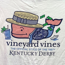 Load image into Gallery viewer, Vineyard Vines Shirt Womens Large Kentucky Derby Logo Athleisure Horse Racing