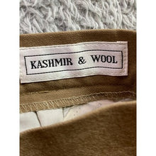 Load image into Gallery viewer, Bernard Zins Paris Pants Womens 8 Cashmere Wool Pleated Preppy Academia Career