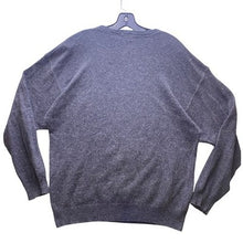 Load image into Gallery viewer, Tommy Hilfiger Sweater Mens Medium Gray Silk Angora Blend Preppy Academia