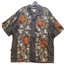Load image into Gallery viewer, Avirex Shirt Mens Large Floral Tree Camo Button Down Hawaiian Oversized AOP