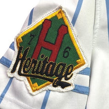 Load image into Gallery viewer, Heritage America Jersey Mens Large Baseball Patches Spell Out Streetwear