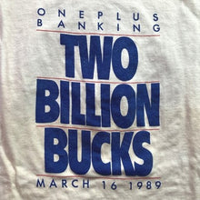 Load image into Gallery viewer, Vintage 1989 Banking Shirt Mens Extra Large Single Stitch Spell Out Bucks