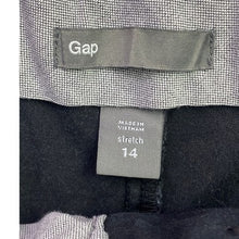 Load image into Gallery viewer, Gap Shorts Womens 14 Black Stretch Chino Adjustable Preppy Academia Travel