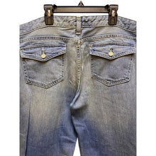 Load image into Gallery viewer, GAP Premium Flare Jeans Womens 14 reg. Flared Baggy Denim Wide Leg Grunge