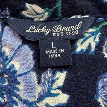 Load image into Gallery viewer, Lucky Brand Shirt Womens Large Bloomcore Fairycore Boho Flowy Festival Hippie