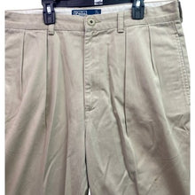 Load image into Gallery viewer, Polo Ralph Lauren Pants Mens 34x29 Tan Pleated Performance Academia Preppy