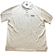 Load image into Gallery viewer, Depauw University Shirt Mens Extra Large White Golf Polo Preppy Academia