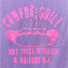 Load image into Gallery viewer, Vintage Campus Grill Shirt Womens Medium Single Stitch Spell Out Promo 1980's