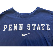 Load image into Gallery viewer, Penn State Shirt Womens Small Nike College Spell Out Center Swoosh Navy Blue