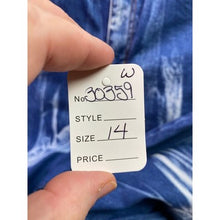 Load image into Gallery viewer, Fashion Nova Jeans Womens 14 AOP High Rise Preppy Academia Streetwear Everyday