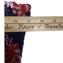 Load image into Gallery viewer, Pacific Vibes Dress Womens Extra Large Bloomcore Navy Red Maxi Smocked Sundress