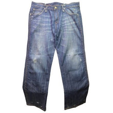 Load image into Gallery viewer, AZZURE Love Life Jeans Mens 40x34 Embroidered Baggy Y2K Hip Hop Streetwear