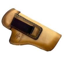 Load image into Gallery viewer, Relentless Tactical Defender Leather IWB Holster Brown USA Made