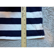 Load image into Gallery viewer, J Crew Mercantile Sweater Mens Large Striped Pullover Quarter Zip Long Sleeve