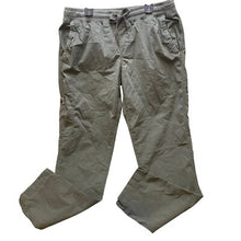 Load image into Gallery viewer, LL Bean Pants Mens Small Cargo Gorpcore Hiking Drawstring Trouser Khaki Green