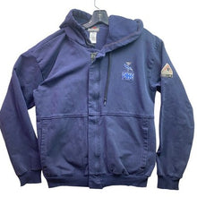 Load image into Gallery viewer, Bulwark Jacket Mens Medium Flame Resistant Full Zip Hooded Grunge Workwear