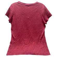 Load image into Gallery viewer, Oregon Shirt Womens Large PNW Pacific Northwest Heathered Red Casual V Neck