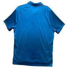 Load image into Gallery viewer, Penguin Shirt Mens Medium Teal Blue Golf Polo Performance Academia Preppy