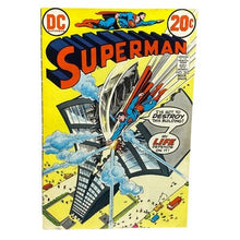 Load image into Gallery viewer, 1973 Superman Comic Book DC #262 20 Cent Cover Advertising