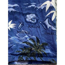 Load image into Gallery viewer, Hawaiian Shirt Boys 6 Hawaii Islands Palm Trees Beachy Coastal Button Down