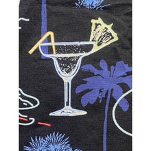 Load image into Gallery viewer, Joe Marlin Shirt Mens Large Hawaiian Pool Shark Martini AOP Festival Clubwear