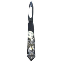 Load image into Gallery viewer, Harley Davidson Neck Tie Mens Wolves Moon Motorcycle Logo Everyday Career