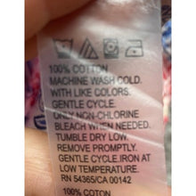 Load image into Gallery viewer, Allison Daley Shirt Womens 10 Patchwork AOP Patriotic Mature Button Down