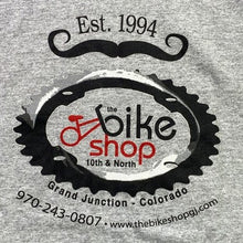 Load image into Gallery viewer, Vintage Bike Shop Shirt Mens Medium Y2K Ringer Spell Out Everyday Streetwear