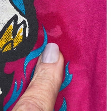 Load image into Gallery viewer, Taco Tequila Shirt Womens Medium Sugar Skull Spell Out AOP Promo Advertising