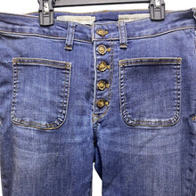 Load image into Gallery viewer, Anthropologie Pilcro Jeans Womens 30 Button High Rise Denim Front Pockets Blue