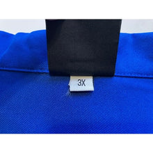 Load image into Gallery viewer, Hilton Bowling Shirt Mens 3XL Retro Button Up Short Sleeve Blue Black Rockabilly