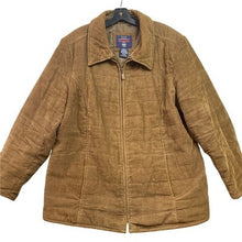 Load image into Gallery viewer, Faded Glory Corduroy Jacket Women's 1X Brown Outerwear Minimalist Grunge