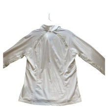 Load image into Gallery viewer, Ariat Shirt Womens Large White 1/4 Snaps Athleisure Sportswear Performance Lady