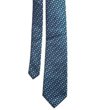 Load image into Gallery viewer, Alexander Julian Colours Necktie Mens Blue Geometric