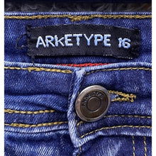 Load image into Gallery viewer, ARKETYPE 16 Jeans Mens 29x29 Moto Biker Distressed Slim Fit Y2K Grunge