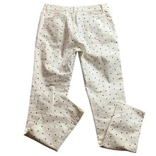 Load image into Gallery viewer, Tyler Boe Pants Womens 8 Polka-A-Dot Preppy Academia Festival Stretch Everyday