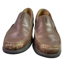 Load image into Gallery viewer, Clarks Loafers Mens 10M Brown Leather Slip On Shoes Career Preppy Everyday