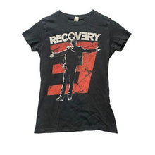 Load image into Gallery viewer, Eminem Shirt Youth Small Black Recovery Rap Music Streetwear Fine Jersey Boys