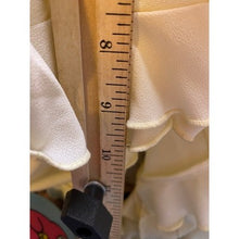 Load image into Gallery viewer, Vtg It's A Lehigh Dress Womens Extra Large Ivory Union Pearl Keyhole Gothic 46"