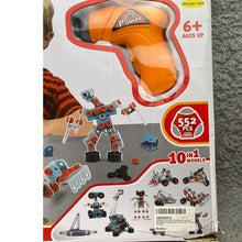 Load image into Gallery viewer, Junior Block 552 Piece STEM Building Toy Set Drill 10 Models Erector Set