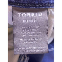 Load image into Gallery viewer, Torrid Jeans Womens 24R Dark Fit Jeggings Super Soft Stretch Mature Streetwear