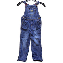 Load image into Gallery viewer, OshKosh Bgosh Overalls Youth 5T Denim Heart Pocket Girls Jean Kid Toodler