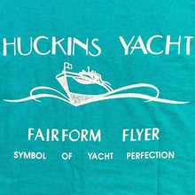 Load image into Gallery viewer, Vintage Huckins Yacht Shirt Mens Large Single Stitch Coastal Beachy Spell Out