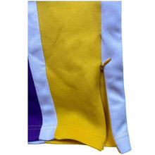 Load image into Gallery viewer, Rue21 Pants Mens Extra Large Athletic Track Gold Purple White Stripe Pockets