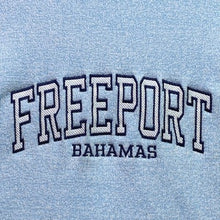 Load image into Gallery viewer, Freeport Bahamas Sweater Mens Extra Large Spell Out Beachy Coastal Streetwear