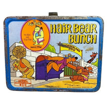 Load image into Gallery viewer, Vintage 1971 Hanna Barbera Hair Bear Bunch Lunchbox & Thermos Cartoon
