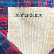 Load image into Gallery viewer, Life After Denim Shirt Mens Extra Large Tartan Plaid Preppy Academia Career NWT