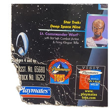 Load image into Gallery viewer, Vintage 1997 Playmates Star Trek Commander Riker Action Figure Galactic Gear New
