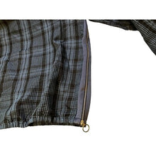 Load image into Gallery viewer, Paul Smith Shirt Mens Medium Blue Plaid Side Zip Italy Academia Preppy